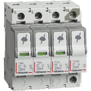 Btdin - SPD T2 20KA 3P+N NR product photo Photo 01 3XL