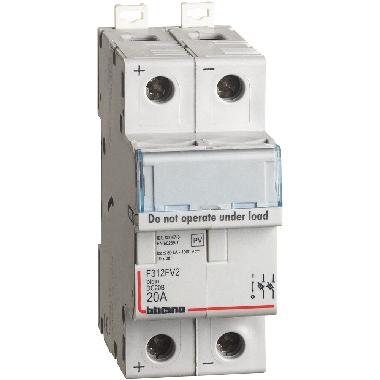 Btdin - portafusibile 2P 1000VDC product photo Photo 02 3XL