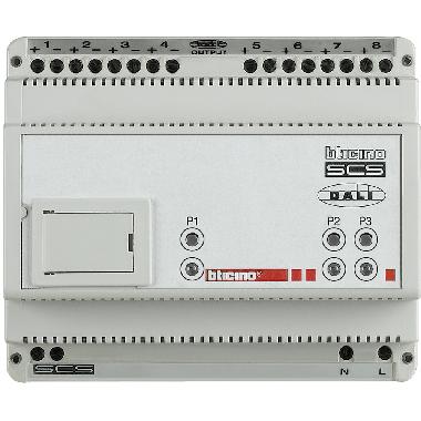 Dimmer - DALI 8x16A 6DIN 27V product photo Photo 02 3XL