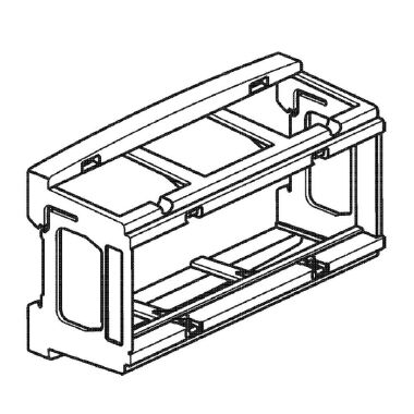 Btdin - adattatore lampada matix/DIN35 product photo Photo 01 3XL