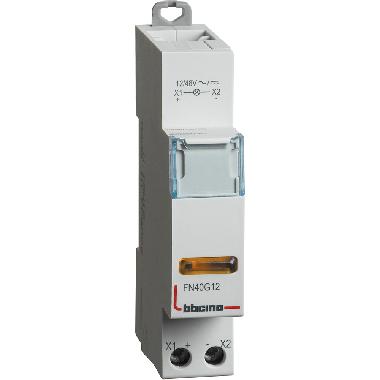 Btdin - singola LED gialla 12/48V AC/DC product photo Photo 01 3XL