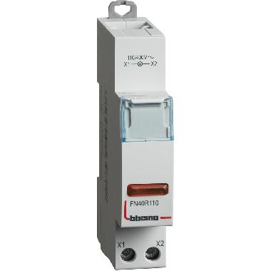 Btdin - singola LED rossa 110/400V AC product photo Photo 02 3XL