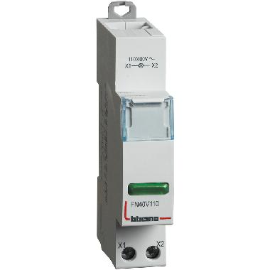 Btdin - singola LED verde 110/400V AC product photo Photo 02 3XL