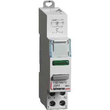 Btdin - INTER.  1NA+LED VERDE  12/48V product photo Photo 02 3XL