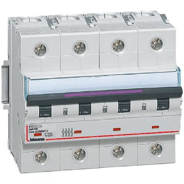 Btdin500 - magnetot 4P curva C 25A 50kA product photo Photo 01 3XL