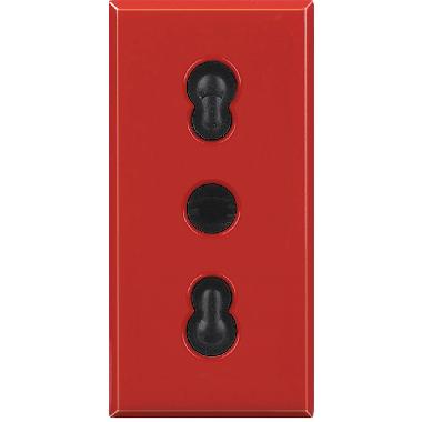 Axolute - presa bipasso 2P+T 10/16A rossa product photo Photo 02 3XL