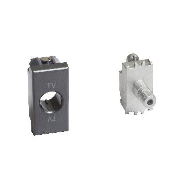 Axolute - Presa SAT coassiale tipo-F 1M product photo Photo 04 3XL