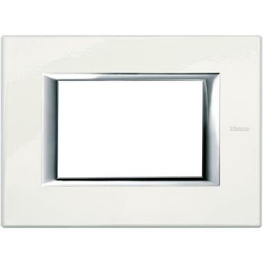 Axolute - placca 3P bianco Limoges product photo Photo 01 3XL