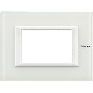 Axolute - placca 3P vetro bianco product photo Photo 02 3XL