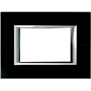 Axolute - placca 3P vetro nero notte product photo Photo 01 3XL