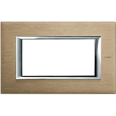 Axolute - placca 4P titanio spazzolato product photo Photo 01 3XL