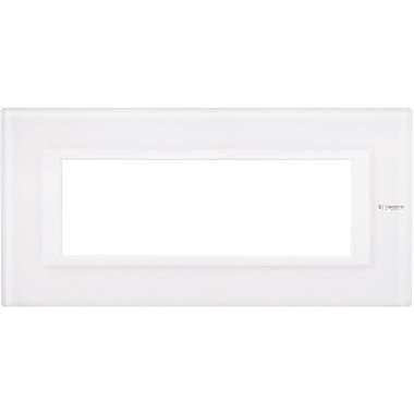 Axolute - placca 6P vetro bianco product photo Photo 02 3XL