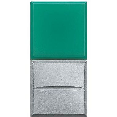 pulsante assiale con diffusore verde - NO 10A 230 Vac - tech product photo Photo 02 3XL