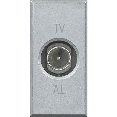 presa TV coassiale con connettore maschio e resistenza terminale da 75 ohm incorporata - tech product photo Photo 01 3XL