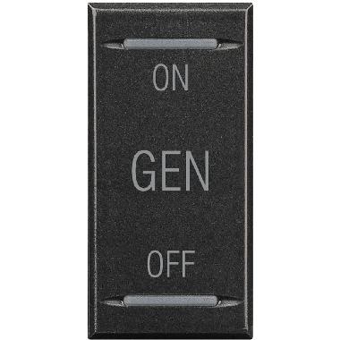 Axolute - copritasto ON OFF GEN scuro product photo Photo 02 3XL