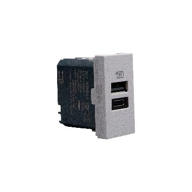 MatixGO - caricatore usb AC 1m grigio product photo Photo 05 3XL