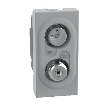 MatixGO - presa TV-SAT diretta 1m grigio product photo Photo 01 3XL