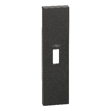 L.NOW - cover connettore USB 1M nera product photo Photo 02 3XL