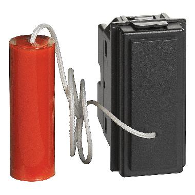 L.NOW - pulsante 1P NO 10A a tirante nero product photo Photo 01 3XL