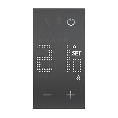 L.NOW - termostato condizion 230V nero product photo Photo 02 3XL