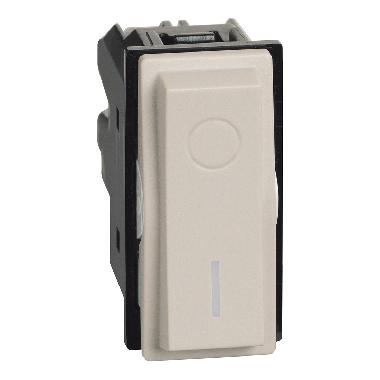 L.NOW - interruttore 2P 16AX sabbia product photo Photo 02 3XL