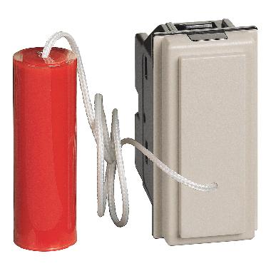 L.NOW - pulsante 1P NO 10A a tirante sabbia product photo Photo 01 3XL