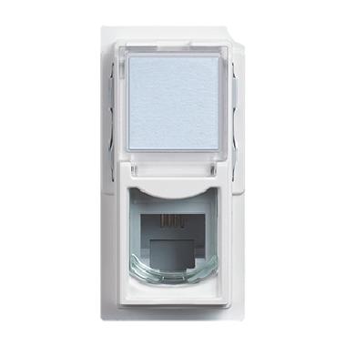 L.NOW - connettore RJ11 (4/6) K10 bianco product photo Photo 02 3XL