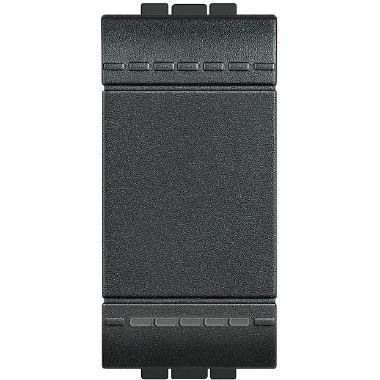 pulsante 1P NO 10 A 250 Vac con morsetti automatici - Antracite product photo Photo 01 3XL