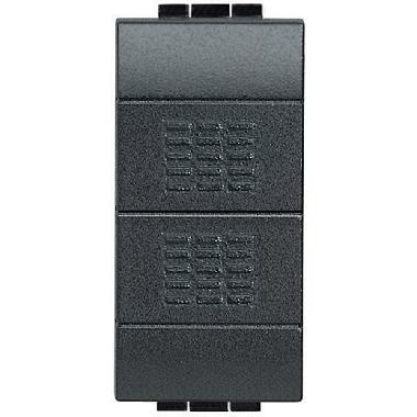 Living int - doppio pulsante 1P NO 10A product photo Photo 01 3XL