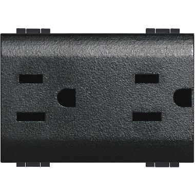 Living int - presa duplex UL 2P+T 15A product photo Photo 02 3XL
