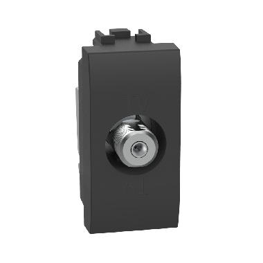 LL - Presa SAT coassiale tipo-F 1M nero product photo Photo 02 3XL