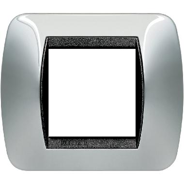 Living int - placca 2 posti titanio chiaro product photo Photo 01 3XL