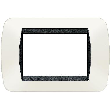 Living int.- placca 3P plastica bianco s. product photo Photo 02 3XL