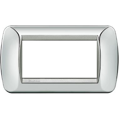 placca 4 moduli - chrome product photo Photo 01 3XL
