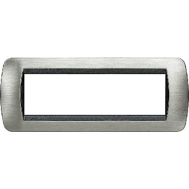 Living int - placca 7P acciaio spazzolato product photo Photo 01 3XL