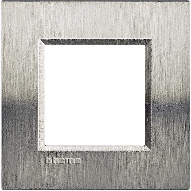 LL - placca 2P acciaio spazzolato product photo Photo 02 3XL