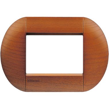 placca tonda 3 moduli -  ciliegio product photo Photo 01 3XL