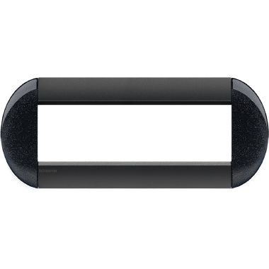 placca tonda 7 moduli -  antracite product photo Photo 01 3XL