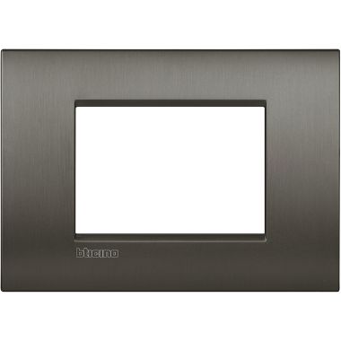 Livinglight - placca 3P nichel spazzolato product photo Photo 01 3XL