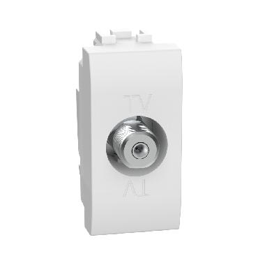 LL - Presa SAT coassiale tipo-F 1M bianco product photo Photo 02 3XL