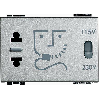 Light tech - presa rasoio modulare 230V product photo Photo 02 3XL