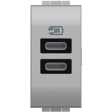 LL - Caricatore USB tipo C+C 1m tech product photo Photo 01 3XL