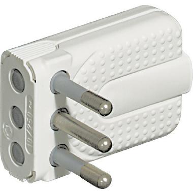 Kit - spina corner salvasp.2P+T 10A bianco product photo Photo 02 3XL