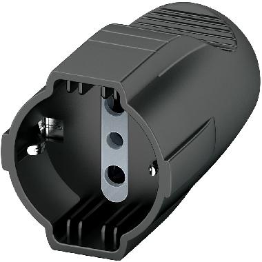 Presa volante tipo P30 2P+T grigia product photo Photo 01 3XL