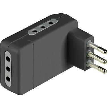 Kit - adattatore Corner 3 pr 10A sp 10A gr product photo Photo 02 3XL