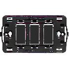 Magic - supporto a 3 posti modulo 503 product photo