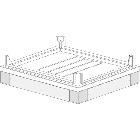 Mas HDX - zoccolo 850x850 H 100 mm product photo