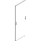 Mas HDX - porta piena 600x2000 product photo