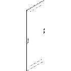 Mas HDX - porta vetro 850x1800 product photo