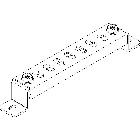 Mas - traversa fissaggio cavi orizz L=350 product photo